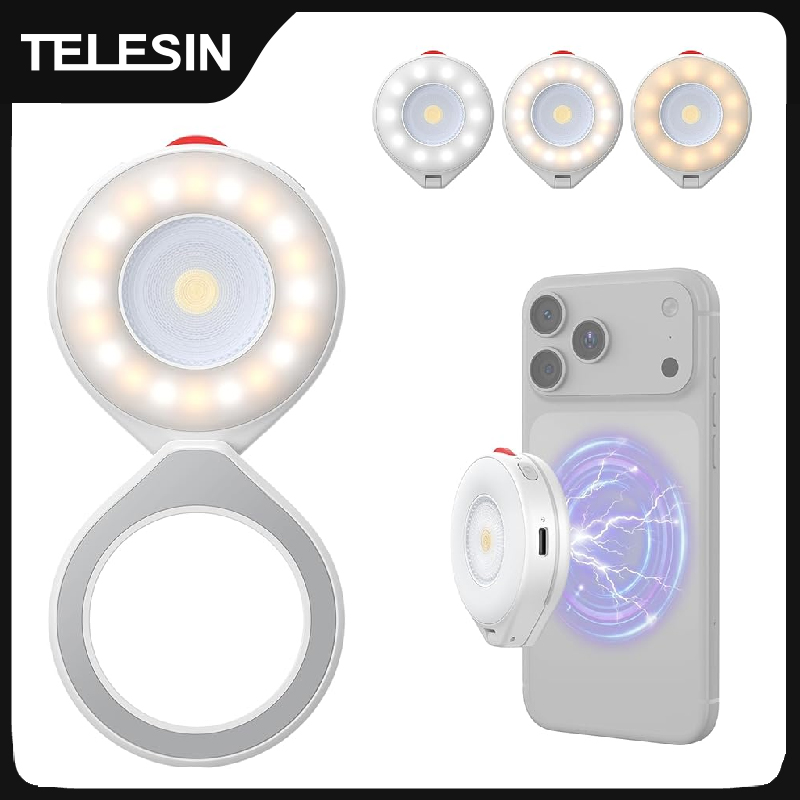 Photography Lighting Brands - TELESIN 마그네틱 플래시 라이트 스마트폰 사진