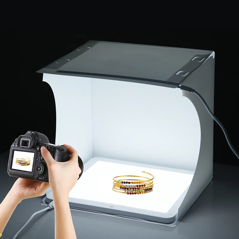 Photography Lighting Description - 20cm 휴대용 포토박스 사진 촬영 접이식