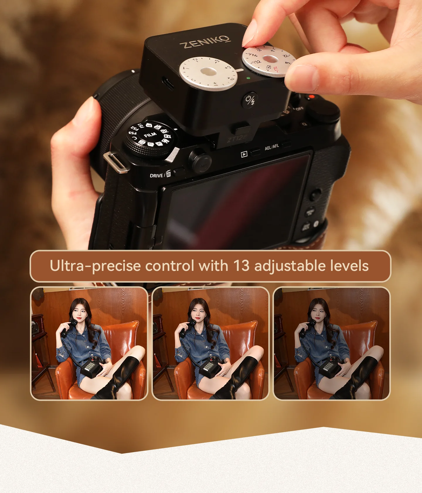 Photography Lighting Brands - ZENIKO ZT12 컴팩트 레트로 TTL 스피드라이트
