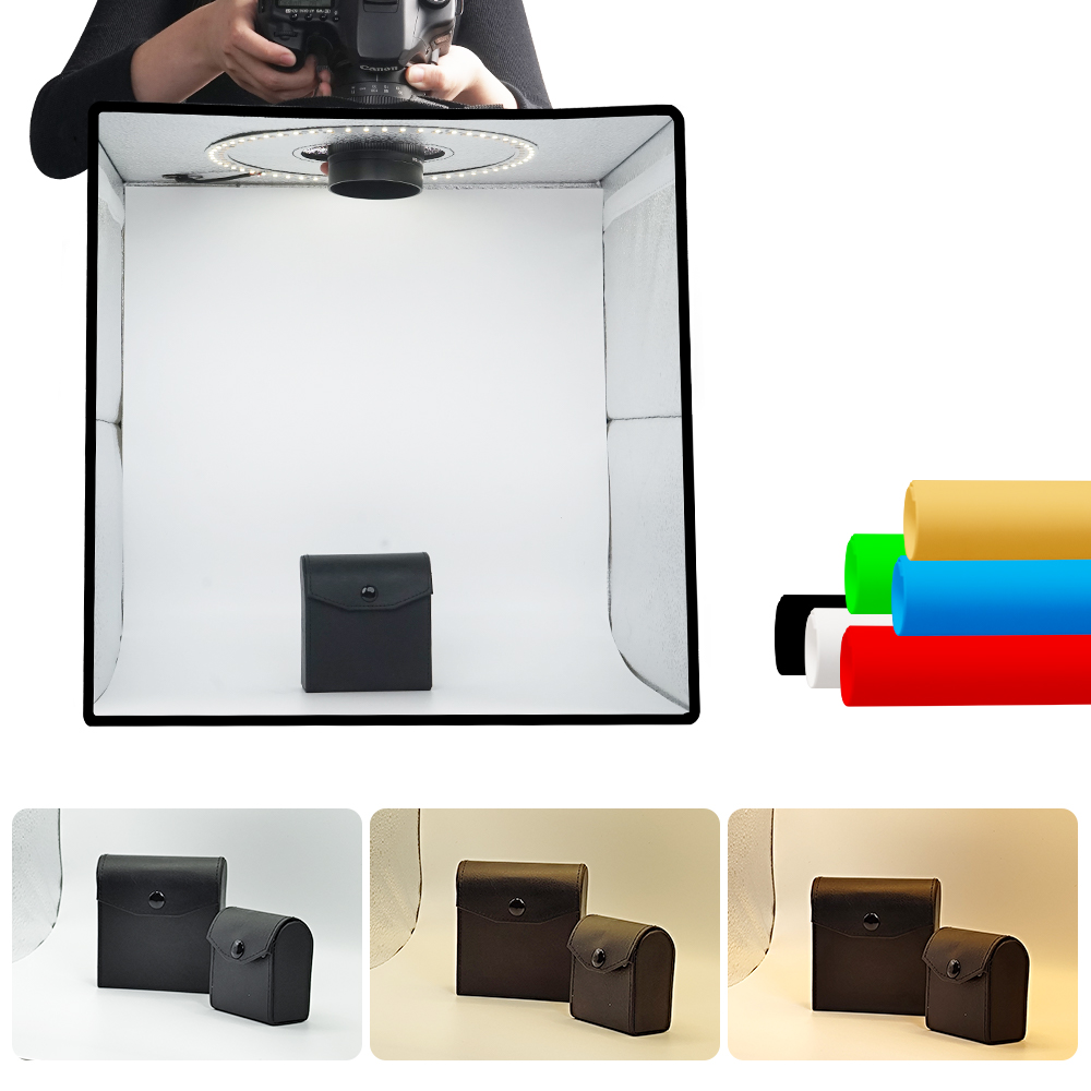 Photography Lighting Kit Portable - 라이트다우 디머블 포토 박스 LED 라이트