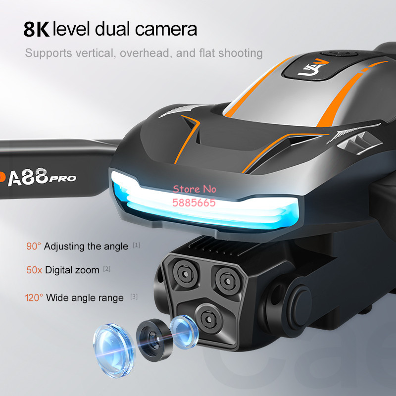 8K 항공 촬영 광학 흐름 위치 지정 FPV RC 드론 - Photography Lighting For Beginners 리뷰 및 가격