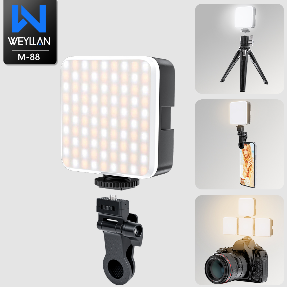 WEYLLAN M-88 2000mAh LED 비디오 라 - Photography Lighting Brands 리뷰 및 가격