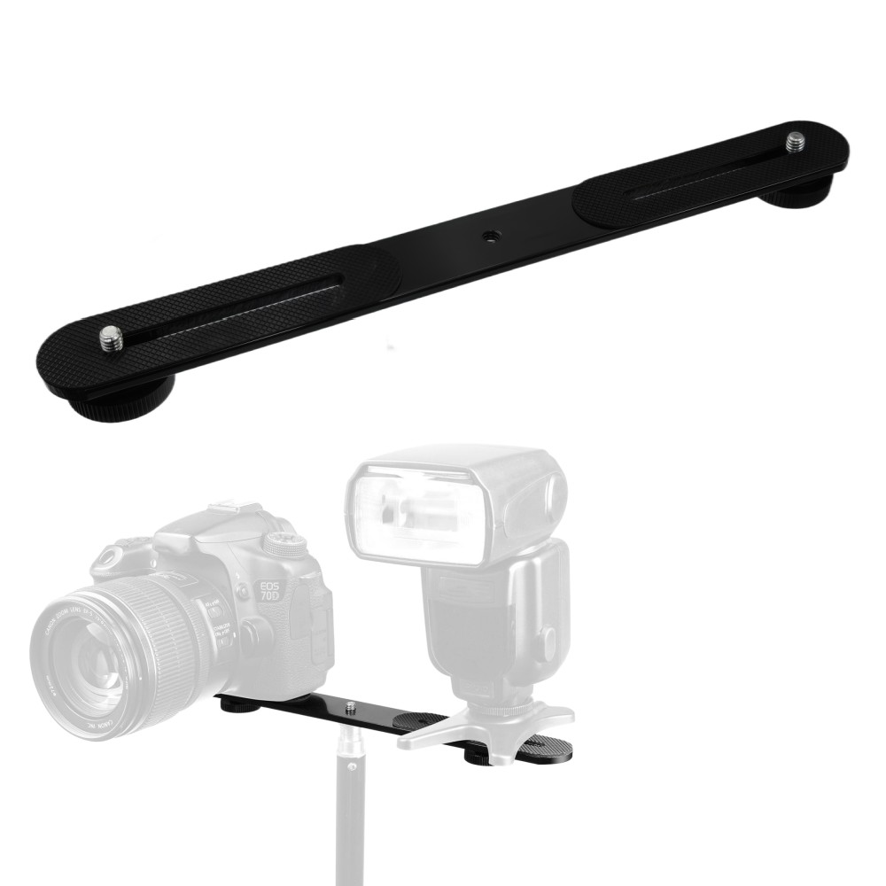 듀얼 플래시 브래킷 1/4'' 나사형 핫슈 마운트 홀더 - Photography Lighting Description 리뷰 및 가격