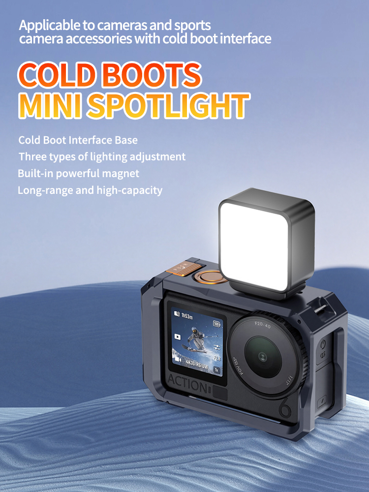 자석식 미니 LED 비디오 조명, 액션 카메라 및 스마 - Photography Lighting Description 리뷰 및 가격