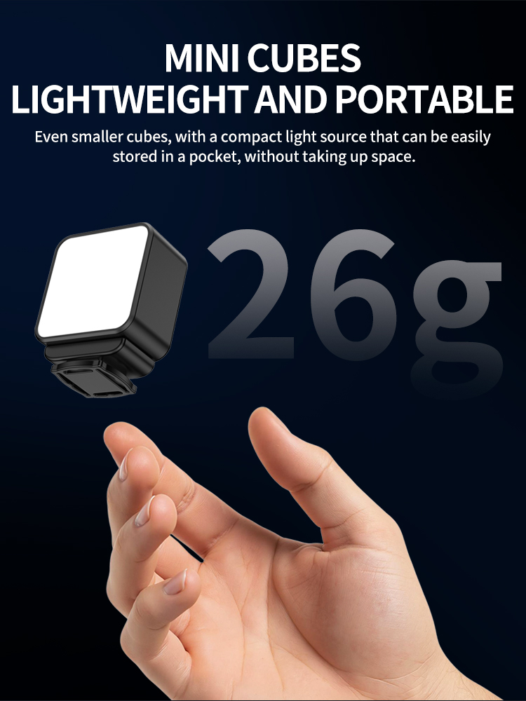 자석식 미니 LED 비디오 조명, 액션 카메라 및 스마 - Photography Lighting Description 리뷰 및 가격