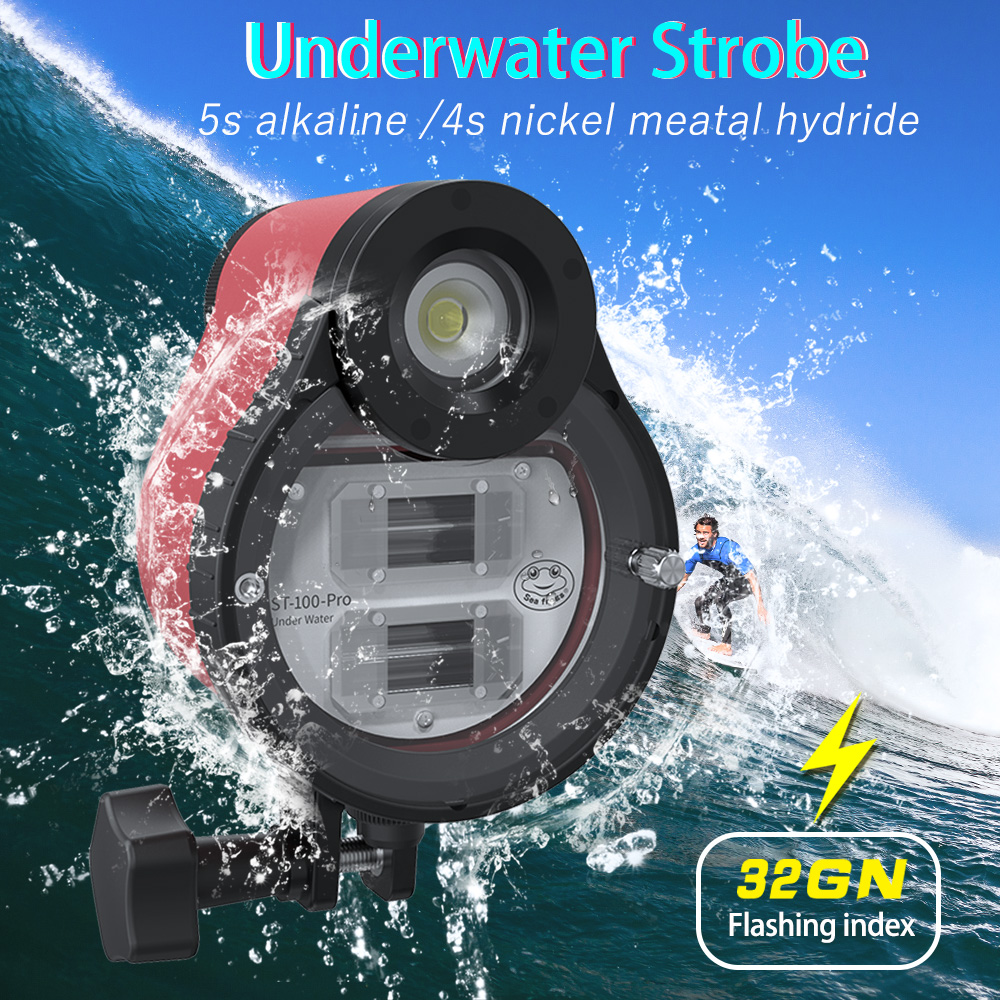 Seafrogs ST-100 프로 수중 사진 스트로브, - Photography Lighting Brands 리뷰 및 가격