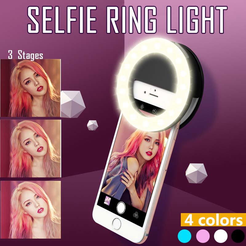 LED 셀카 링 라이트, USB 충전 필 라이트, 셀카 - Photography Lighting Description 리뷰 및 가격