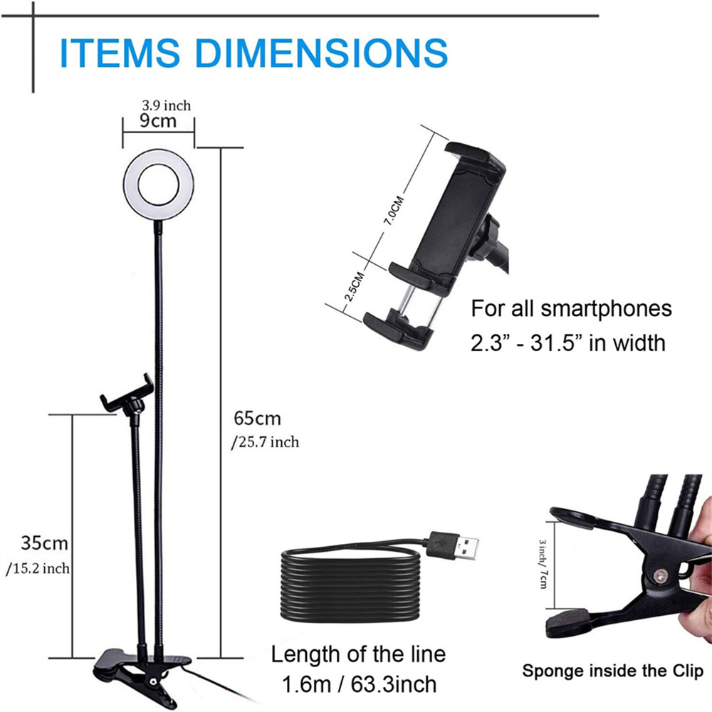 다용도로 사용할 수 있는 유연한 휴대폰 거치대, 셀카용 - Photography Lighting Description 리뷰 및 가격