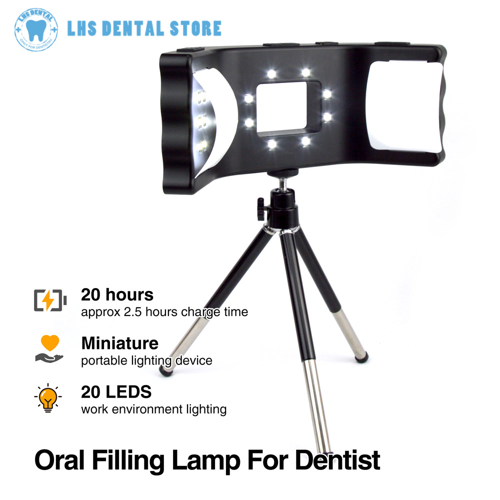 치과 구강 사진 LED 램프 사진 램프 플래시 라이트  - Photography Mobile Lighting 리뷰 및 가격