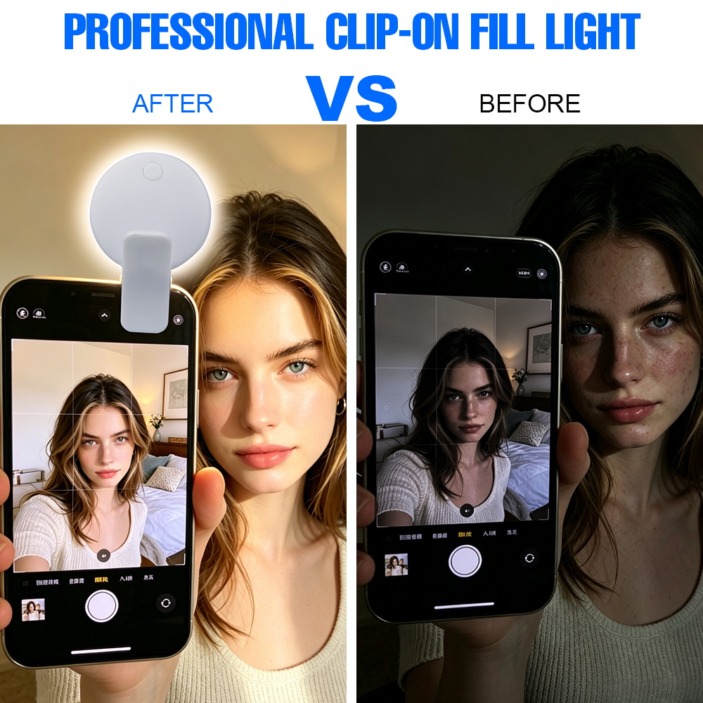 클립형 LED 셀카 조명 3단계 밝기 2가지 모드 US - Photography Lighting Game 리뷰 및 가격