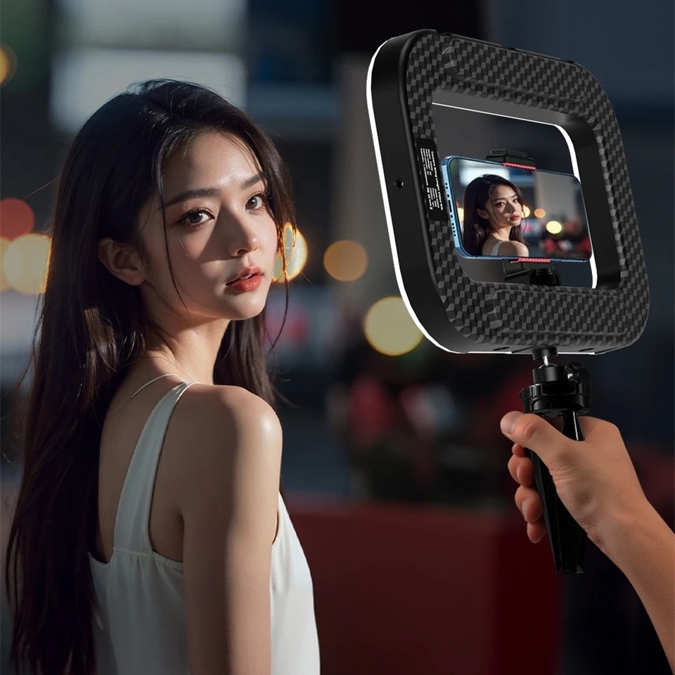 셀카용 보조 조명, 사진 촬영용 조명, LED 사각 램 - Photography Mobile Lighting 리뷰 및 가격