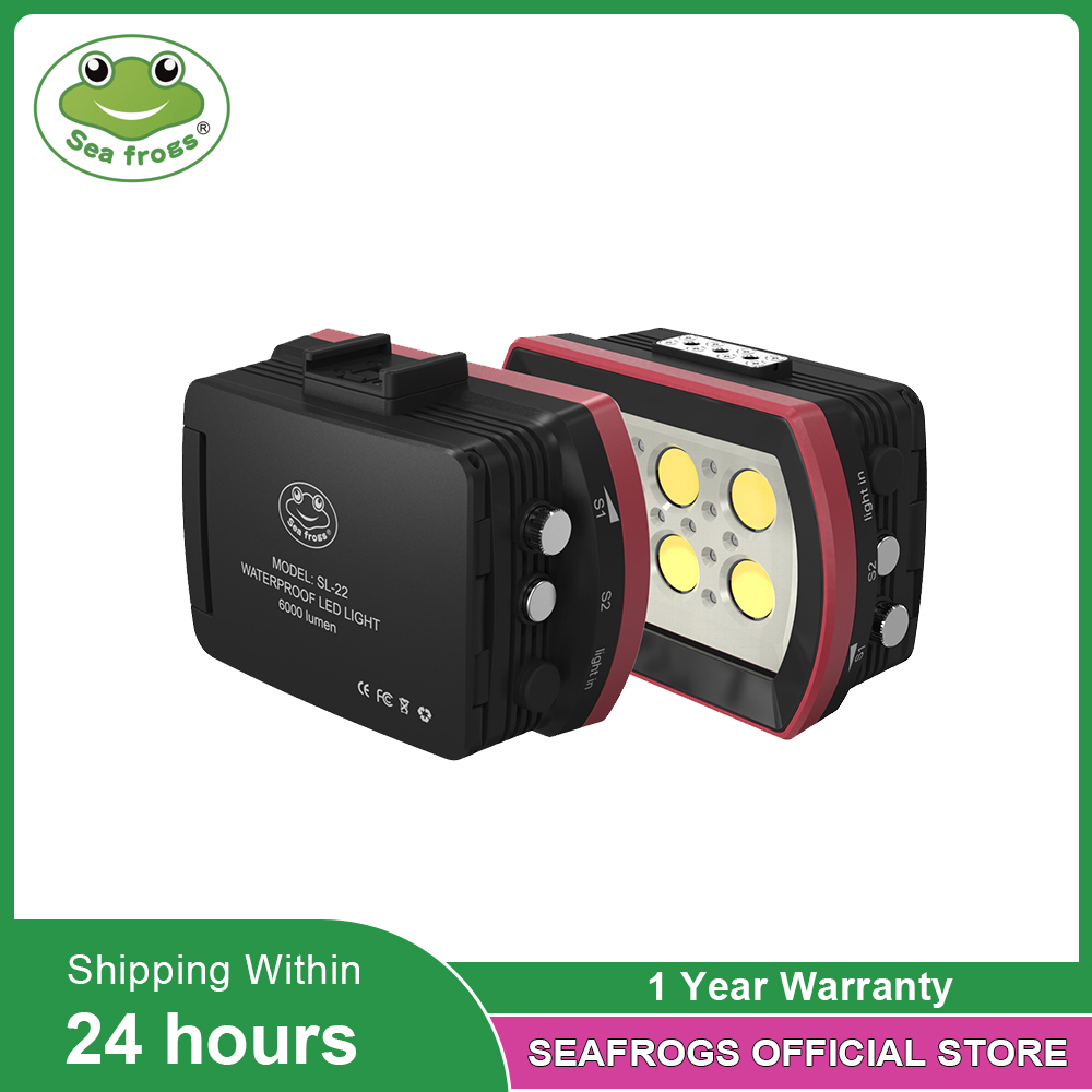 Seafrogs 40 미터 방수 LED 조명 6000  - Photography Lighting Brands 리뷰 및 가격