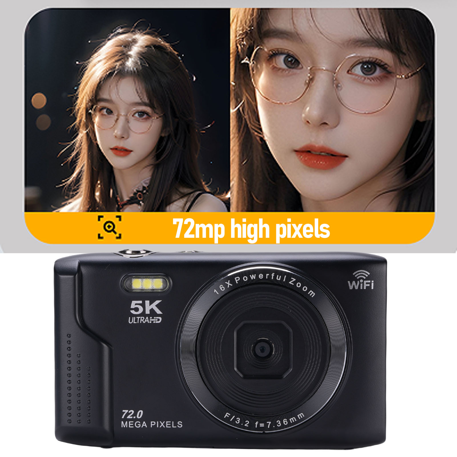 5K 디지털 카메라 72MP 16배 줌 휴대용 2.8인 - Photography Lighting For Beginners 리뷰 및 가격