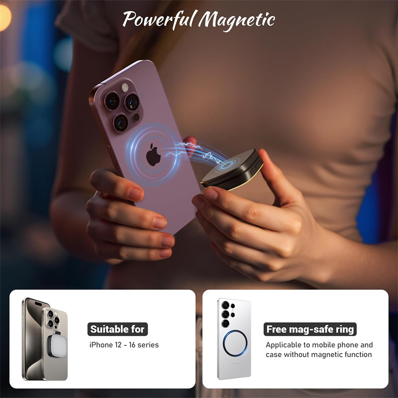 2 in 1 접이식 마그네틱 휴대폰 셀카 라이트 (Ma - Photography Lighting Brands 리뷰 및 가격
