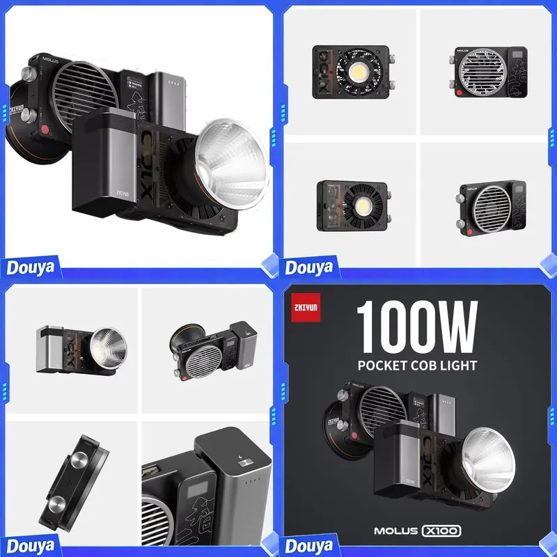 지윤 몰루스 X100 100W COB LED 조명, 사 - Photography Lighting Handheld 리뷰 및 가격