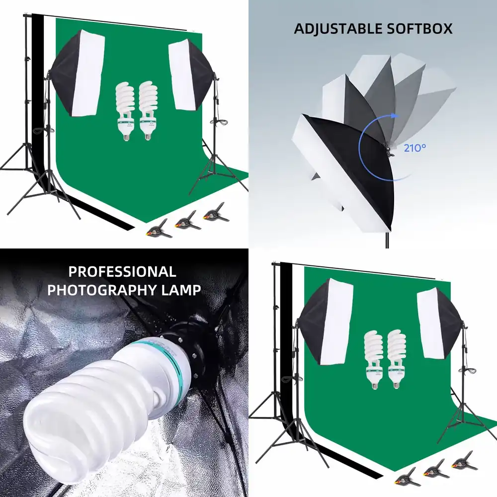 1개 사진 스튜디오 장비 2.6*3m 배경 스탠드 사진 - Photography Lighting Kit Portable 리뷰 및 가격