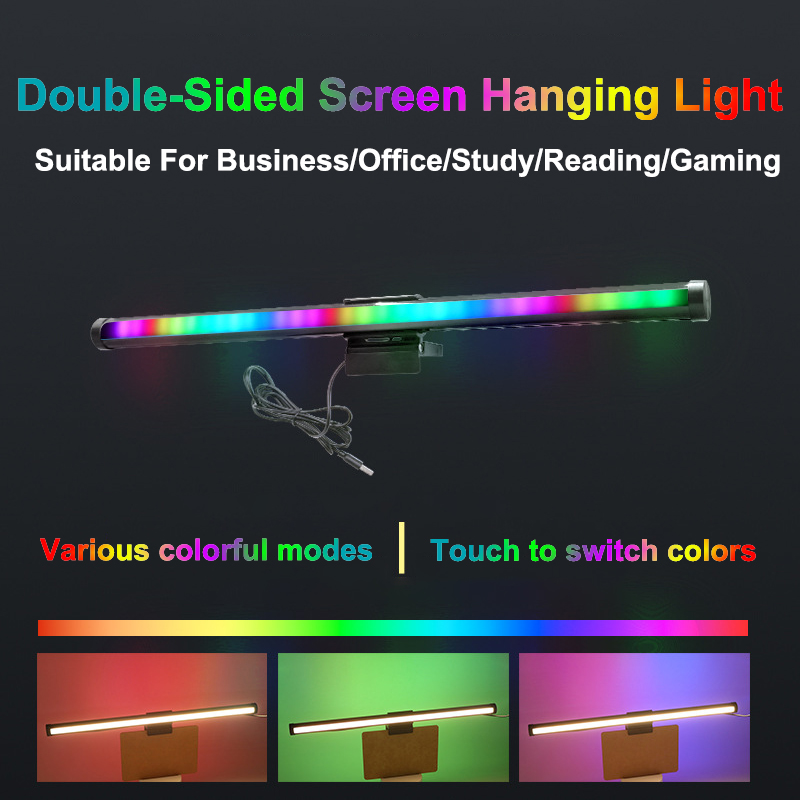 40CM RGB 분위기 테이블 램프 컴퓨터 화면 걸이등 - Photography Lighting Game 리뷰 및 가격