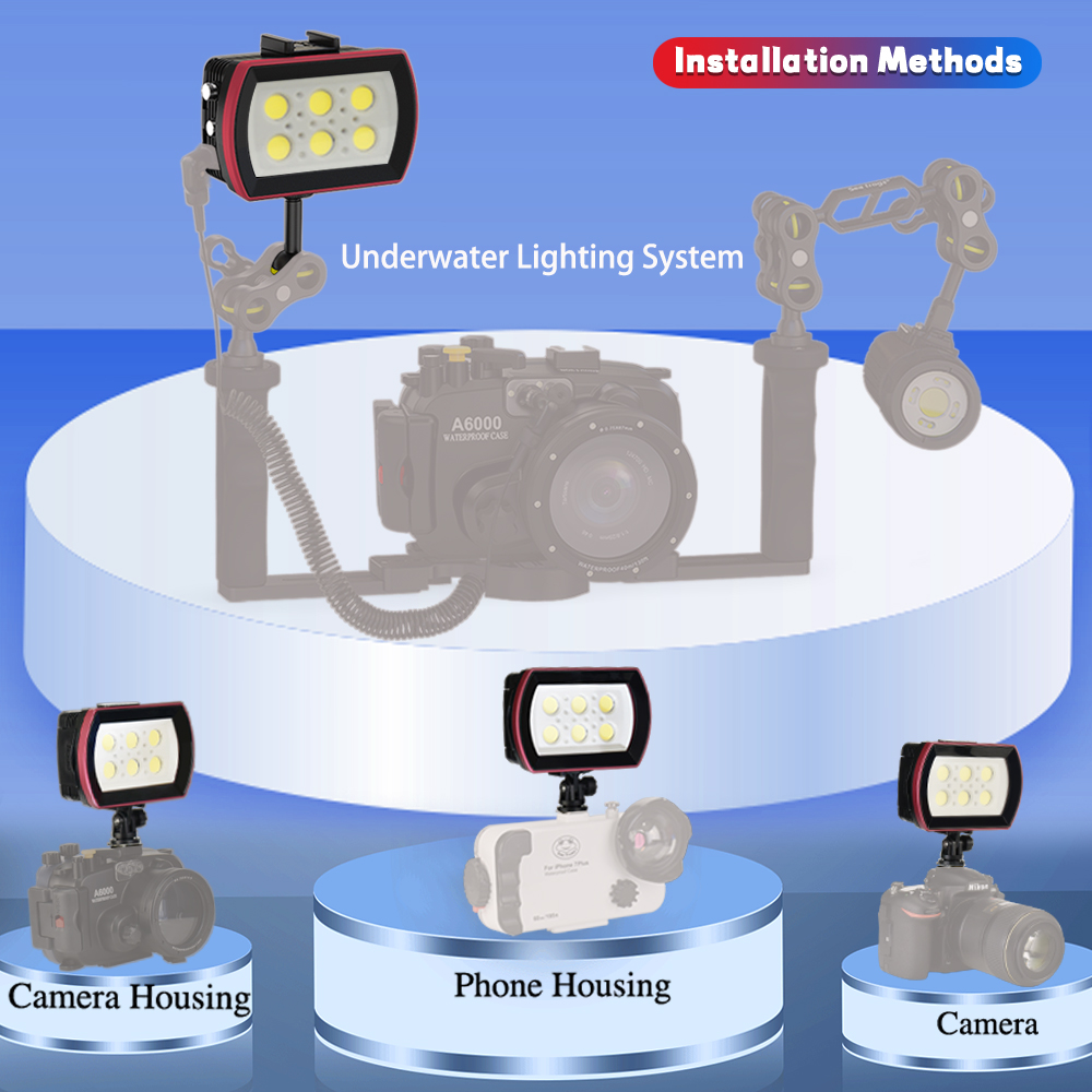 Seafrogs-알루미늄 LED 다이빙 조명 7000- - Photography Lighting Brands 리뷰 및 가격