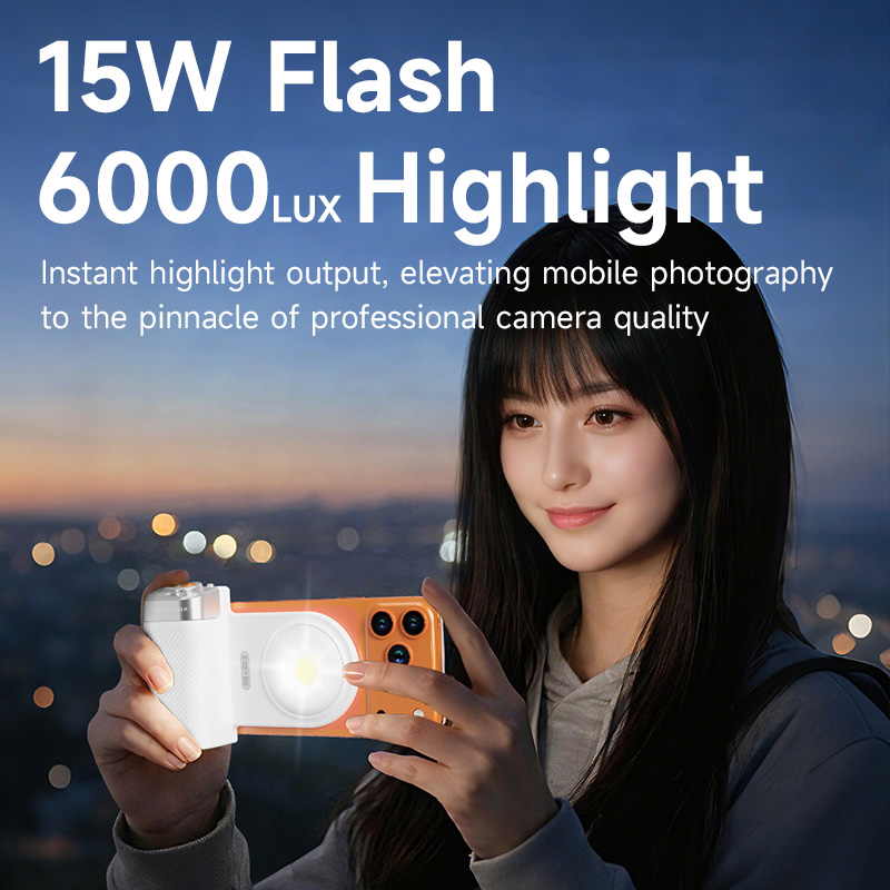 휴대폰용 자석 부착식 사진 촬영용 플래시 라이트 핸들, - Photography Lighting Brands 리뷰 및 가격