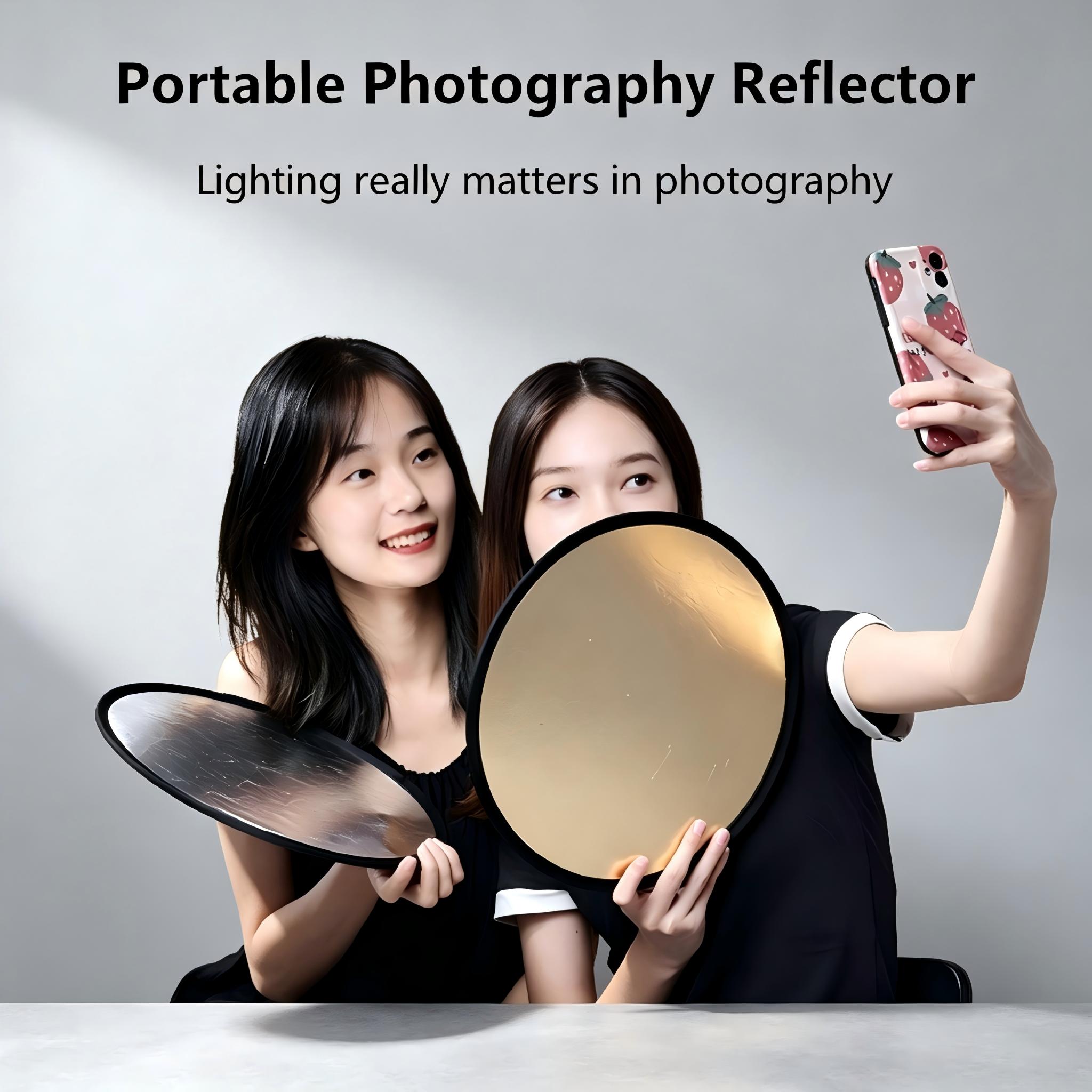 사진용 반사판 2 in 1 조명 반사판 접이식 휴대용  - Photography Lighting Kit Portable 리뷰 및 가격