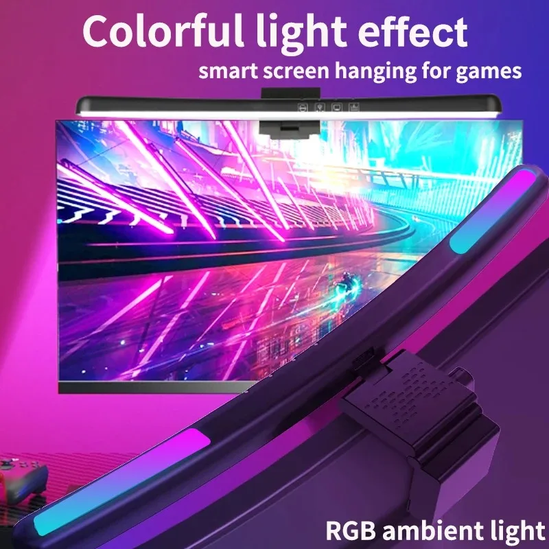 컴퓨터 모니터 라이트 바 RGB 음악 리듬 스크린 행잉 - Photography Lighting Game 리뷰 및 가격